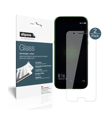 Klare Displayschutzfolie von dipos passend für Xiaomi Black Shark, 9H kratzfest und blasenfrei montiert