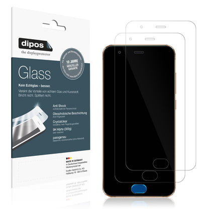 Klare Displayschutzfolie von dipos passend für Xiaomi Mi Note 3, 9H kratzfest und blasenfrei montiert