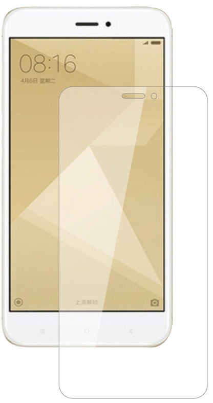 Klare Displayschutzfolie von dipos passend für Xiaomi Redmi 4X, 9H kratzfest und blasenfrei montiert