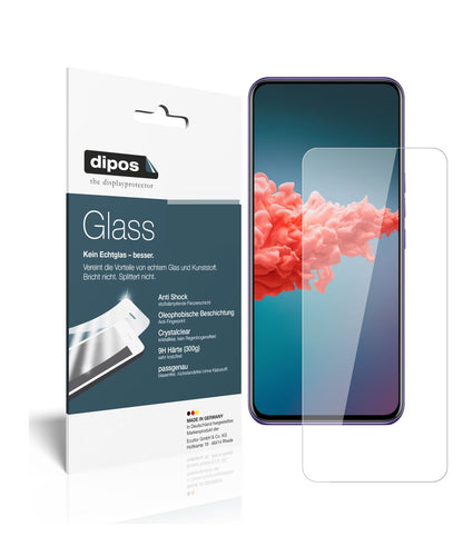 Klare Displayschutzfolie von dipos passend für ZTE A20 5G, 9H kratzfest und blasenfrei montiert