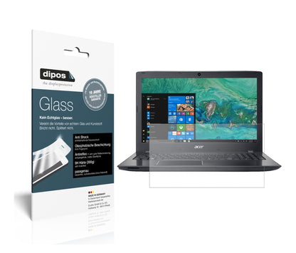 Matte Displayschutzfolie von dipos passend für Acer Aspire E 15 Start, 9H kratzfest und blasenfrei montiert