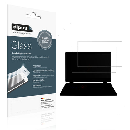 Matte Displayschutzfolie von dipos passend für Acer Nitro 17 AN17-42, 9H kratzfest und blasenfrei montiert