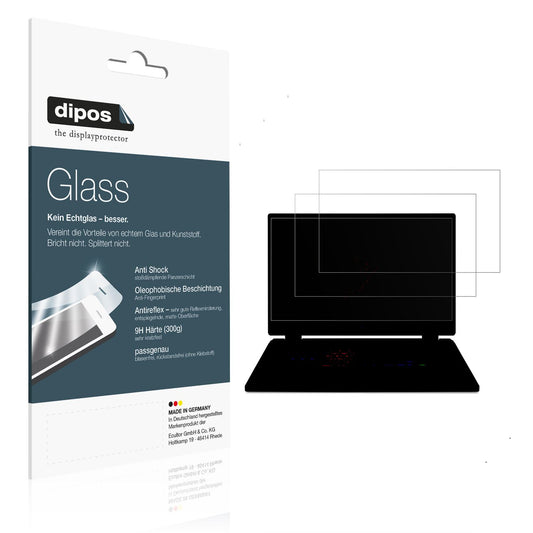 Matte Displayschutzfolie von dipos passend für Acer Nitro 17 AN17-42, 9H kratzfest und blasenfrei montiert