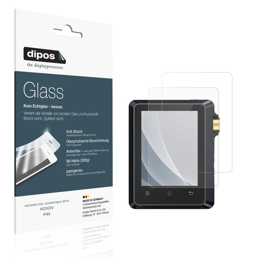 Matte Displayschutzfolie von dipos passend für AGXOV P40, 9H kratzfest und blasenfrei montiert