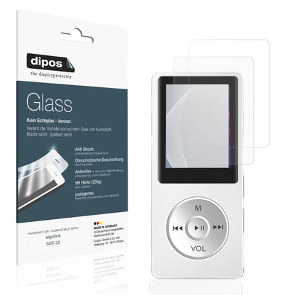 Matte Displayschutzfolie von dipos passend für aigolink S05-32, 9H kratzfest und blasenfrei montiert
