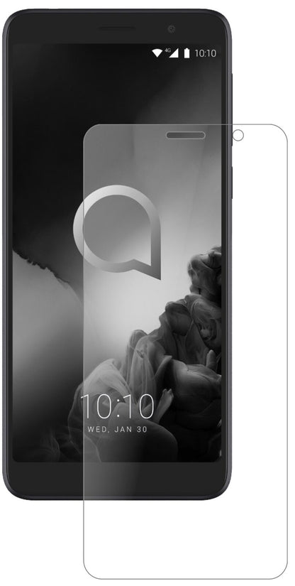 Matte Displayschutzfolie von dipos passend für Alcatel 1X (2019), 9H kratzfest und blasenfrei montiert