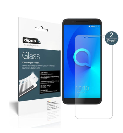 Matte Displayschutzfolie von dipos passend für Alcatel 3, 9H kratzfest und blasenfrei montiert