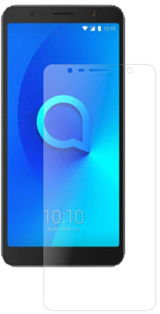 Matte Displayschutzfolie von dipos passend für Alcatel 3C, 9H kratzfest und blasenfrei montiert