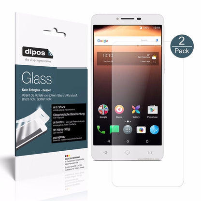 Matte Displayschutzfolie von dipos passend für Alcatel A3 XL, 9H kratzfest und blasenfrei montiert