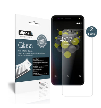 Matte Displayschutzfolie von dipos passend für Allview A9 Plus, 9H kratzfest und blasenfrei montiert