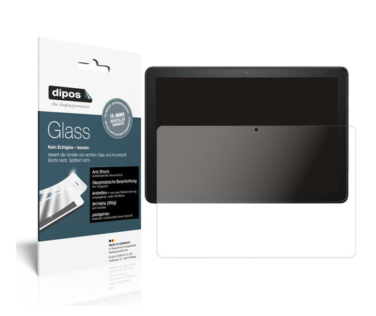 Matte Displayschutzfolie von dipos passend für Amazon Fire HD 10 (2021), 9H kratzfest und blasenfrei montiert