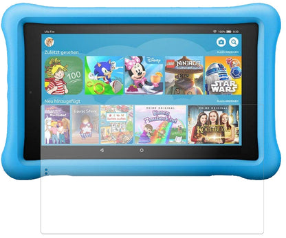 Matte Displayschutzfolie von dipos passend für Amazon Fire HD 8 Kids Edition (2018), 9H kratzfest und blasenfrei montiert
