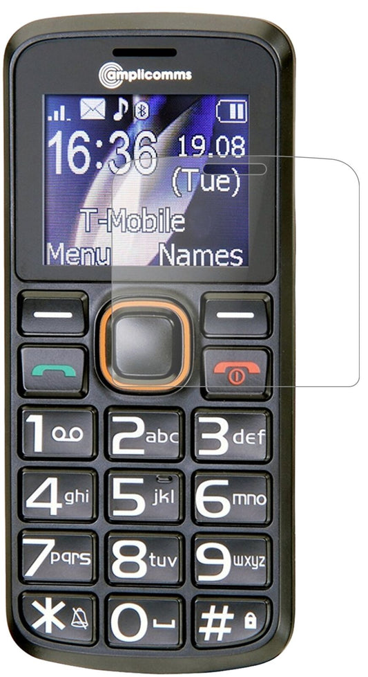 Matte Displayschutzfolie von dipos passend für Amplicomms PowerTel M6300, 9H kratzfest und blasenfrei montiert