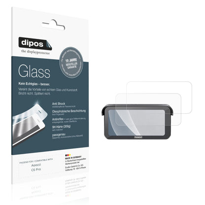 Matte Displayschutzfolie von dipos passend für Aoocci C6 Pro, 9H kratzfest und blasenfrei montiert