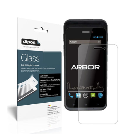 Matte Displayschutzfolie von dipos passend für Arbor Gladius 5, 9H kratzfest und blasenfrei montiert