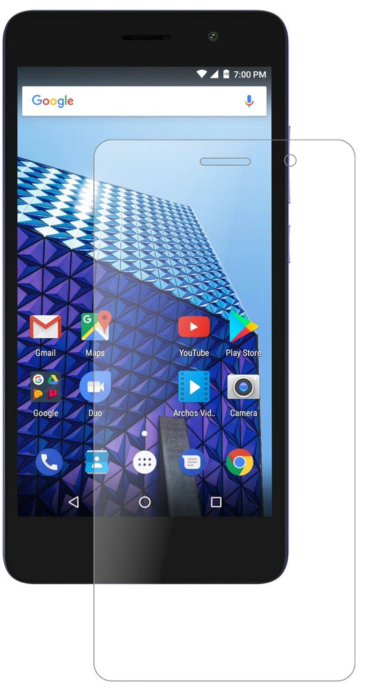 Matte Displayschutzfolie von dipos passend für Archos Access 50 Color, 9H kratzfest und blasenfrei montiert