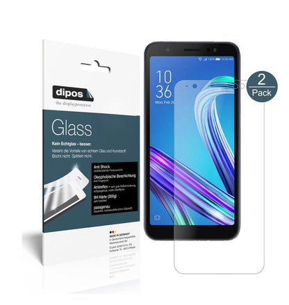 Matte Displayschutzfolie von dipos passend für Asus Zenfone Live L1 ZA550KL, 9H kratzfest und blasenfrei montiert