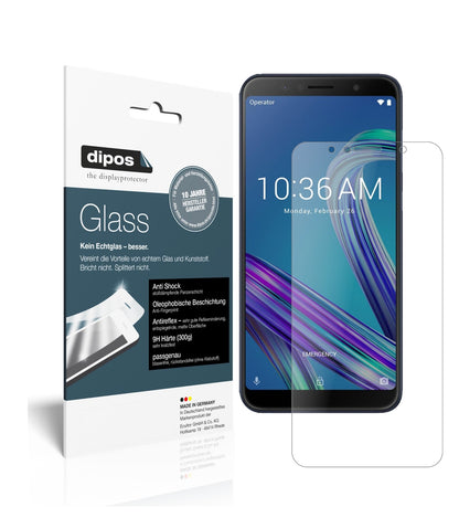 Matte Displayschutzfolie von dipos passend für Asus ZenFone Max M1 (ZB556KL), 9H kratzfest und blasenfrei montiert