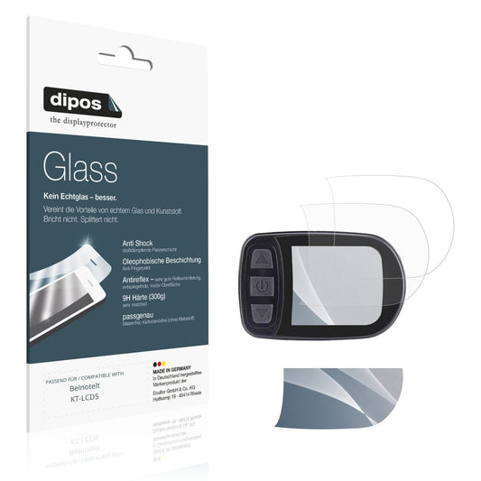 Matte Displayschutzfolie von dipos passend für Belnotelt KT-LCD5, 9H kratzfest und blasenfrei montiert