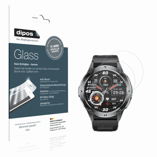 Matte Displayschutzfolie von dipos passend für BENYAR SMART EF6, 9H kratzfest und blasenfrei montiert