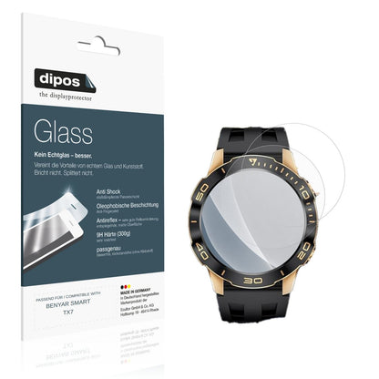 Matte Displayschutzfolie von dipos passend für BENYAR SMART TX7, 9H kratzfest und blasenfrei montiert