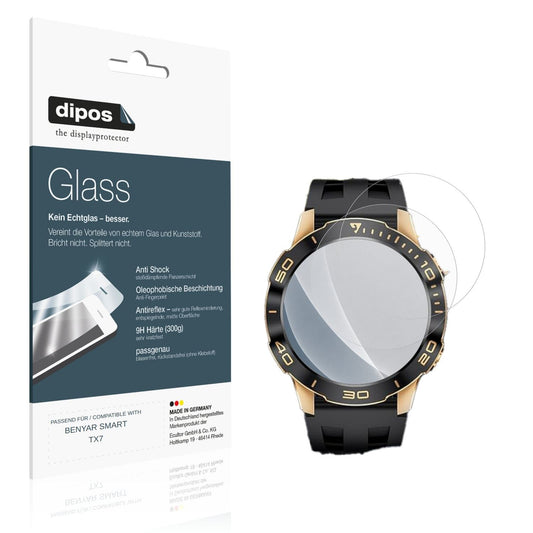 Matte Displayschutzfolie von dipos passend für BENYAR SMART TX7, 9H kratzfest und blasenfrei montiert