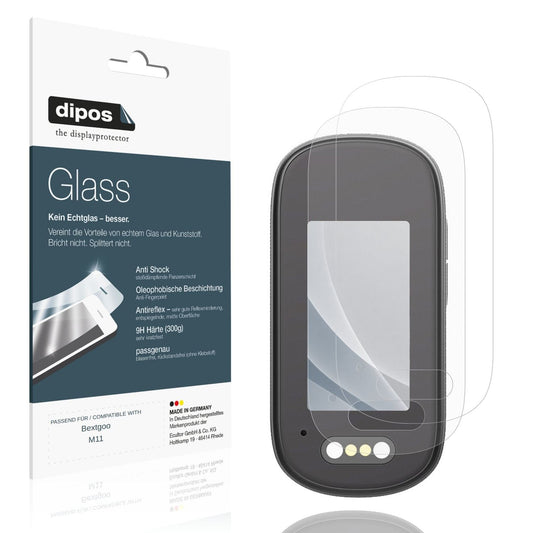 Matte Displayschutzfolie von dipos passend für Bextgoo M11, 9H kratzfest und blasenfrei montiert