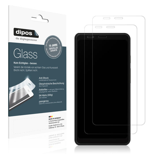 Matte Displayschutzfolie von dipos passend für Bigme HiBreak Pro, 9H kratzfest und blasenfrei montiert