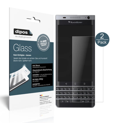 Matte Displayschutzfolie von dipos passend für Blackberry DTEK40, 9H kratzfest und blasenfrei montiert