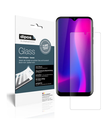 Matte Displayschutzfolie von dipos passend für Blackview A60 Pro (2019), 9H kratzfest und blasenfrei montiert
