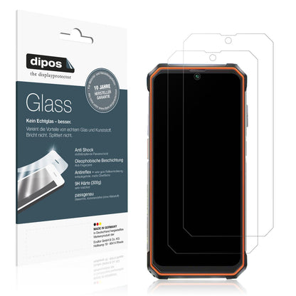 Matte Displayschutzfolie von dipos passend für Blackview BV6200, 9H kratzfest und blasenfrei montiert