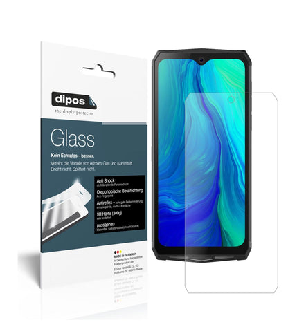 Matte Displayschutzfolie von dipos passend für Blackview BV9100, 9H kratzfest und blasenfrei montiert