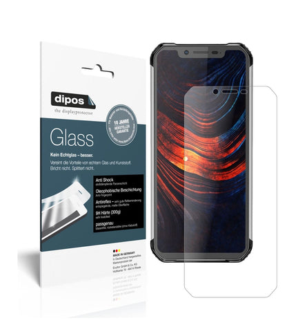 Matte Displayschutzfolie von dipos passend für Blackview BV9600 Plus, 9H kratzfest und blasenfrei montiert
