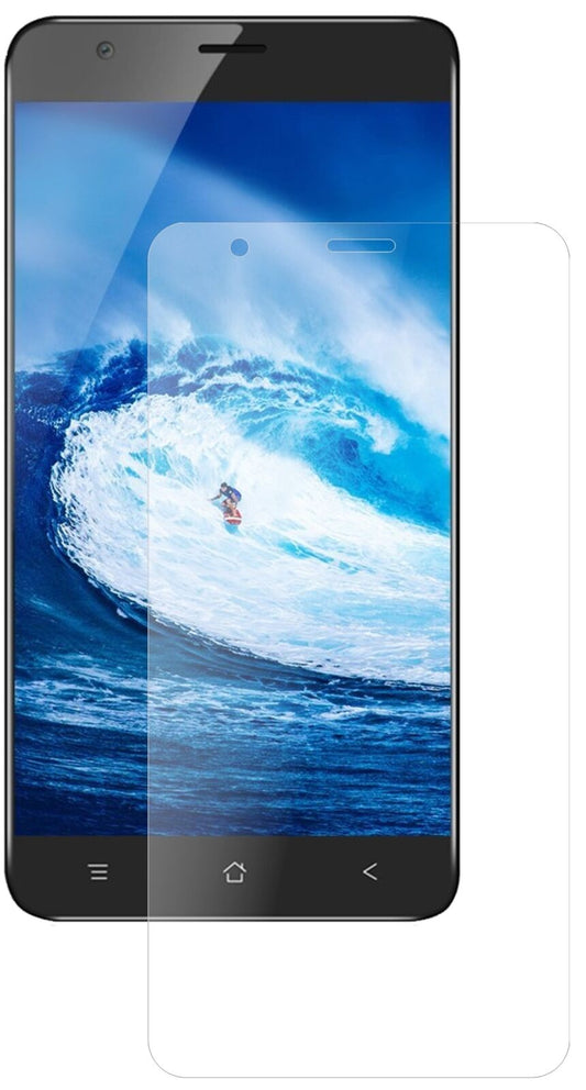 Matte Displayschutzfolie von dipos passend für Blackview E7s, 9H kratzfest und blasenfrei montiert