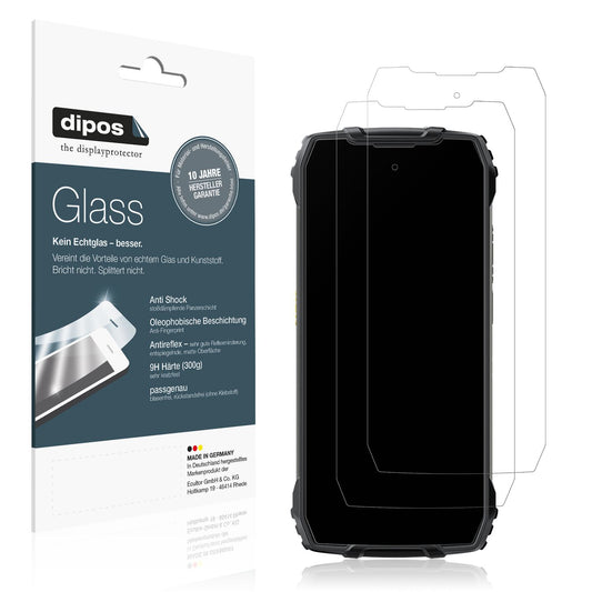 Matte Displayschutzfolie von dipos passend für Blackview Xplore 1, 9H kratzfest und blasenfrei montiert