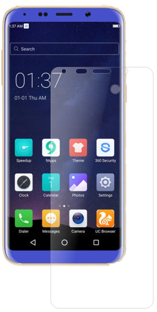 Matte Displayschutzfolie von dipos passend für BLUBOO S8, 9H kratzfest und blasenfrei montiert