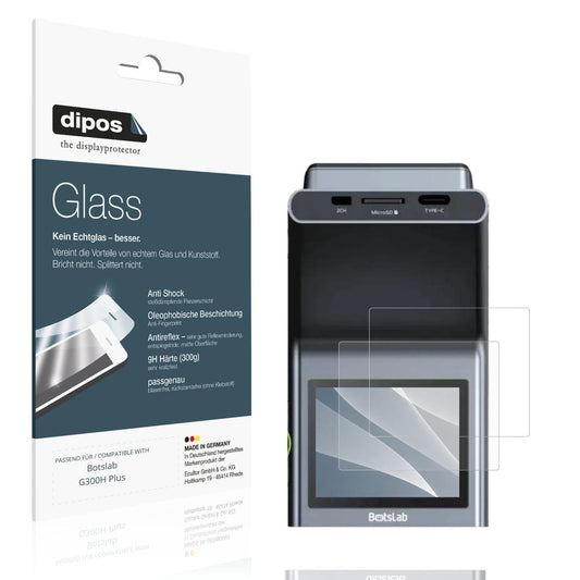 Matte Displayschutzfolie von dipos passend für Botslab G300H Plus, 9H kratzfest und blasenfrei montiert