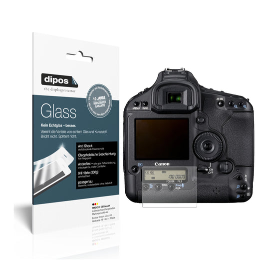Matte Displayschutzfolie von dipos passend für Canon Eos 1D Mark IV, 9H kratzfest und blasenfrei montiert