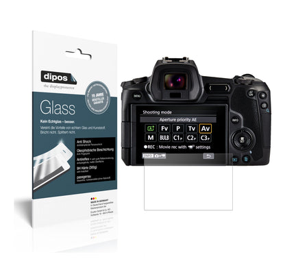 Matte Displayschutzfolie von dipos passend für Canon EOS Ra, 9H kratzfest und blasenfrei montiert