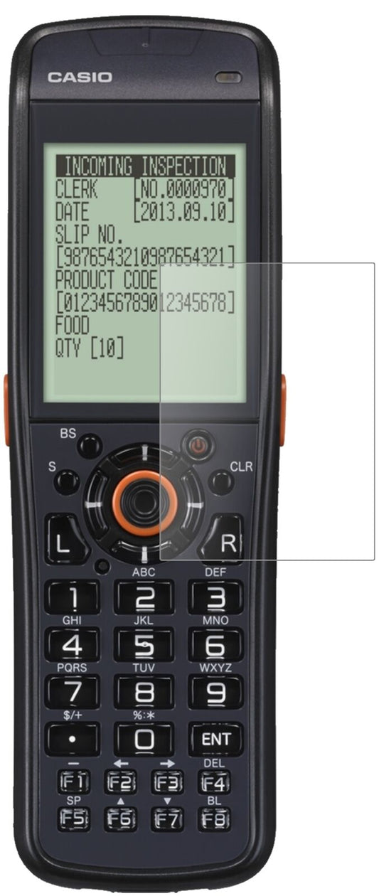 Matte Displayschutzfolie von dipos passend für Casio DT-970, 9H kratzfest und blasenfrei montiert