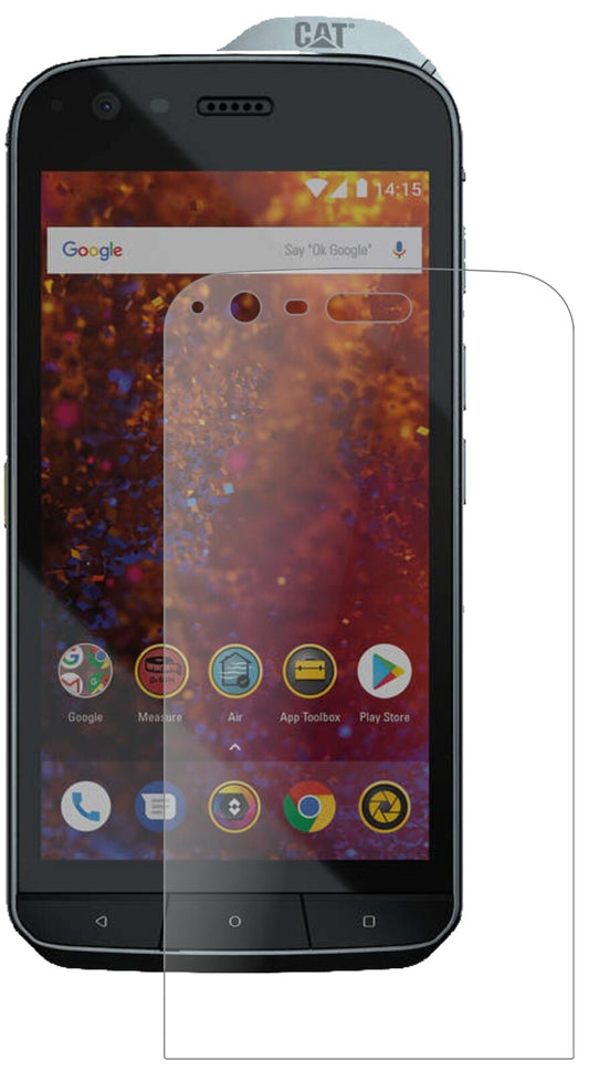 Matte Displayschutzfolie von dipos passend für Caterpillar CAT S61, 9H kratzfest und blasenfrei montiert