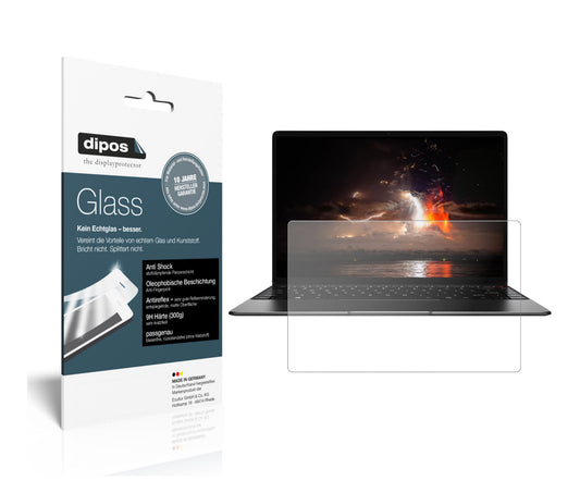 Matte Displayschutzfolie von dipos passend für Chuwi Aerobook CWI510, 9H kratzfest und blasenfrei montiert