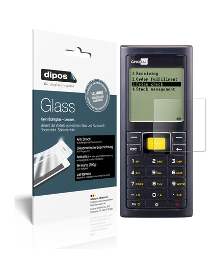 Matte Displayschutzfolie von dipos passend für Cipherlab 8260, 9H kratzfest und blasenfrei montiert