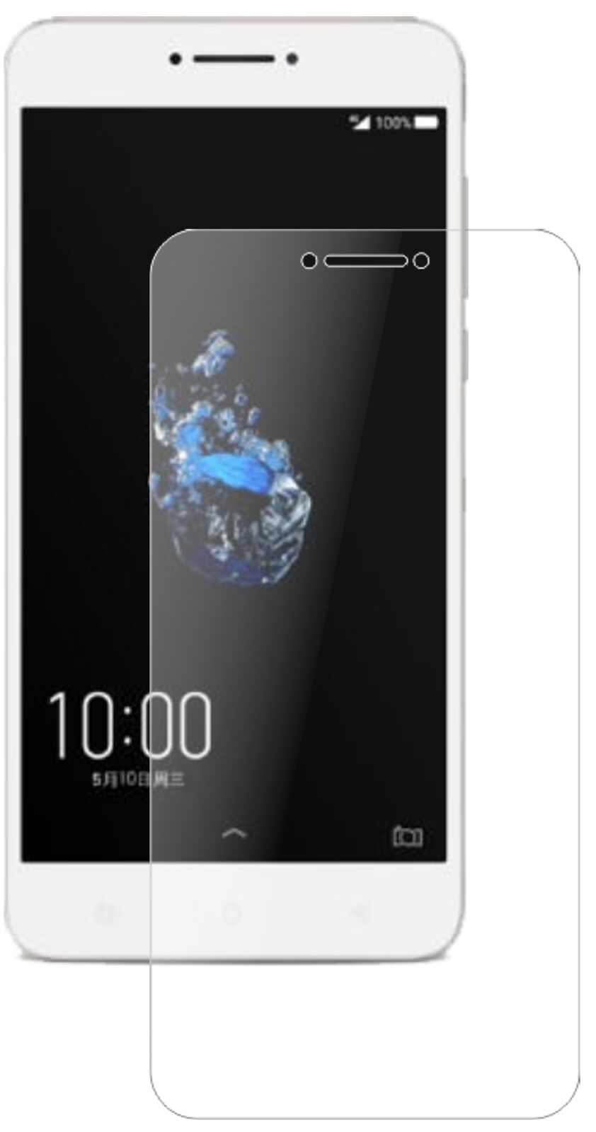 Matte Displayschutzfolie von dipos passend für Coolpad Cool Play 6, 9H kratzfest und blasenfrei montiert