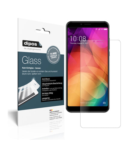 Matte Displayschutzfolie von dipos passend für Coolpad Note 8, 9H kratzfest und blasenfrei montiert