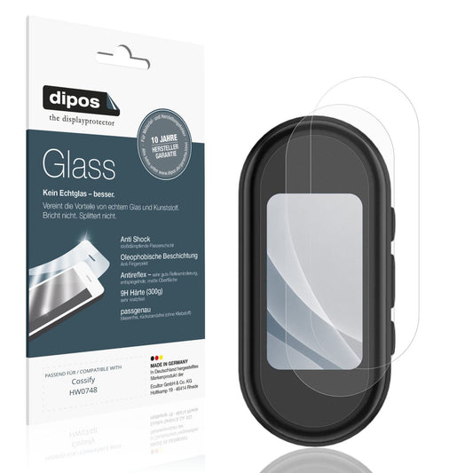 Matte Displayschutzfolie von dipos passend für Cossify HW0748, 9H kratzfest und blasenfrei montiert