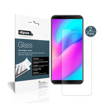 Matte Displayschutzfolie von dipos passend für Cubot J3, 9H kratzfest und blasenfrei montiert