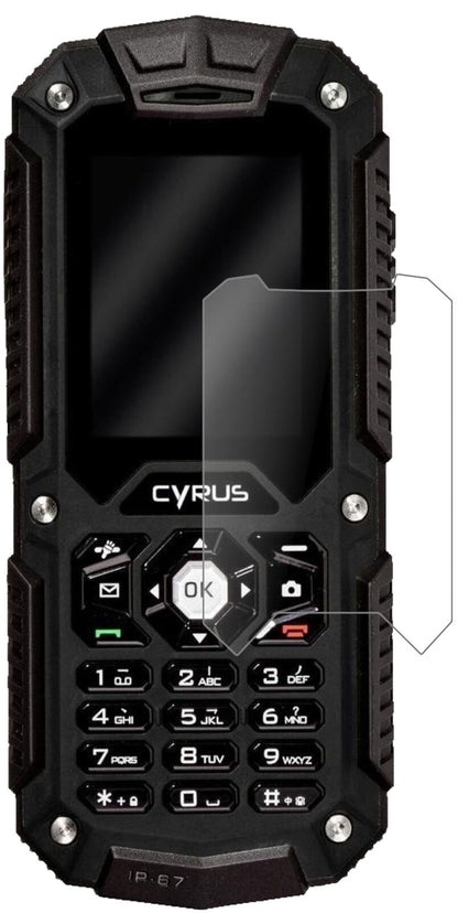 Matte Displayschutzfolie von dipos passend für Cyrus CM6, 9H kratzfest und blasenfrei montiert