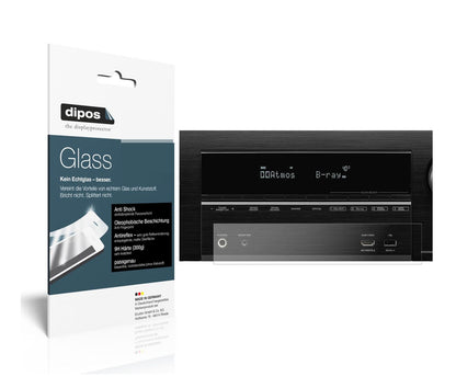 Matte Displayschutzfolie von dipos passend für Denon AVR-X3600H, 9H kratzfest und blasenfrei montiert