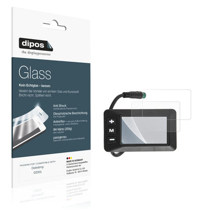 Matte Displayschutzfolie von dipos passend für Dolvitrny GD01, 9H kratzfest und blasenfrei montiert